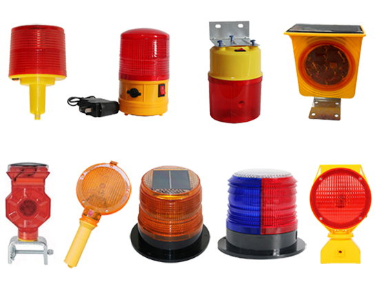 Solar warning light - obstacle light